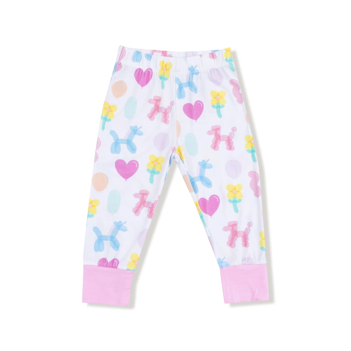 Long Sleeve Loungewear - Pink Balloon Animals