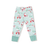 Long Sleeve Loungewear - Golfing Santa and Elves