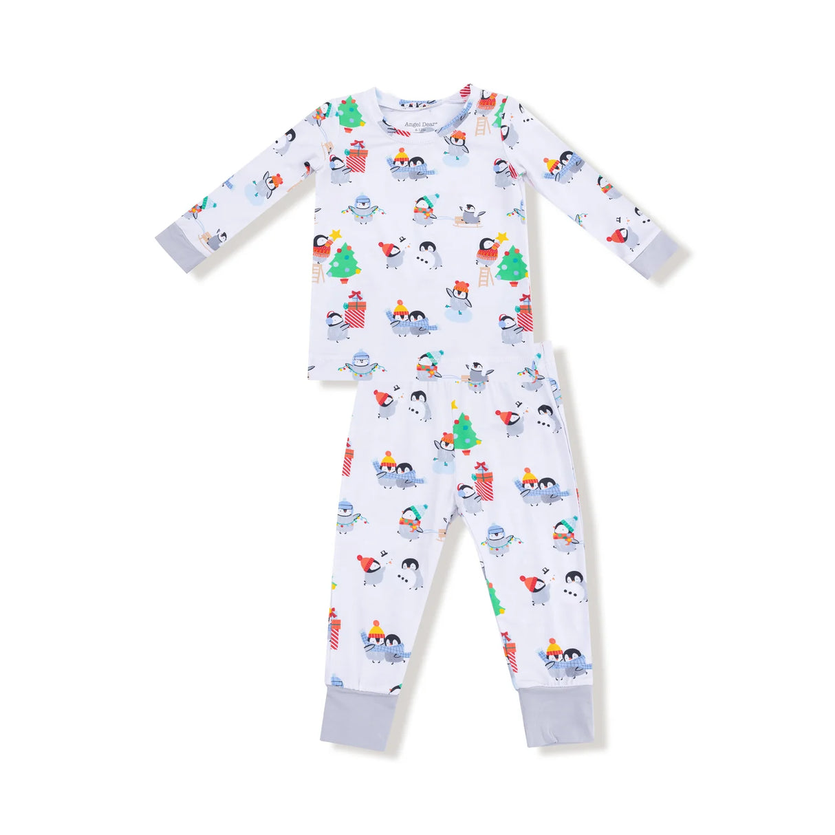 Long Sleeve Loungewear - Holiday Penguins