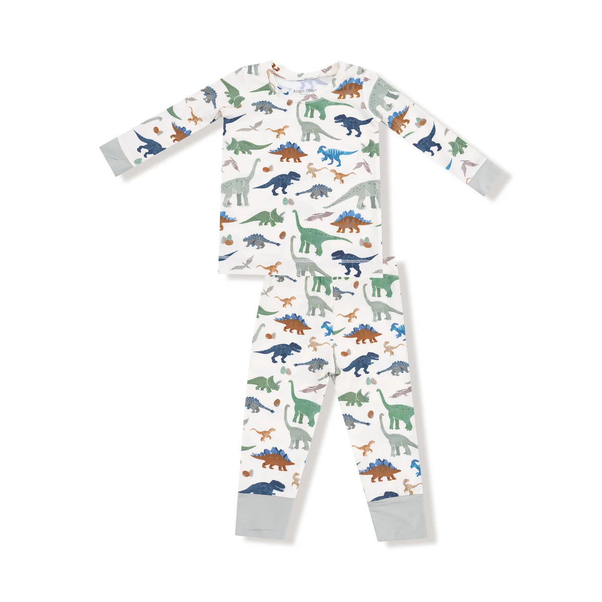 Long Sleeve Loungewear - Washy Dinos