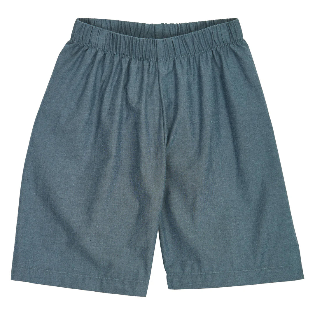 Chambray Shorts - Sea FINAL SALE