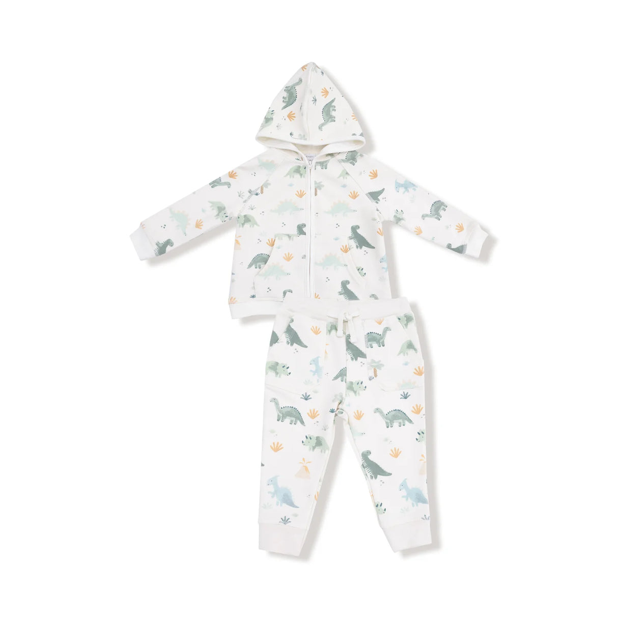 Zip Up Hoodie and Joggers - Soft Dinos
