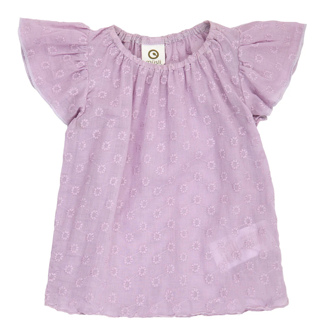 Daisy Frill Tee - Lilac FINAL SALE