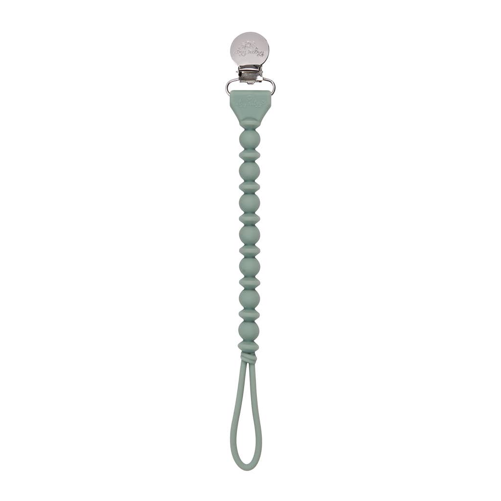 Sweetie Strap Pacifier Clip - Blue Beaded