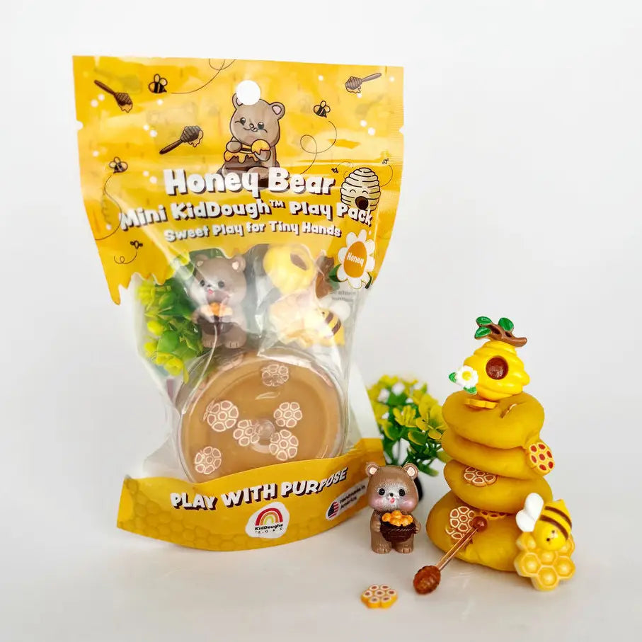 KidDough Mini Play Pack - Honey Bear