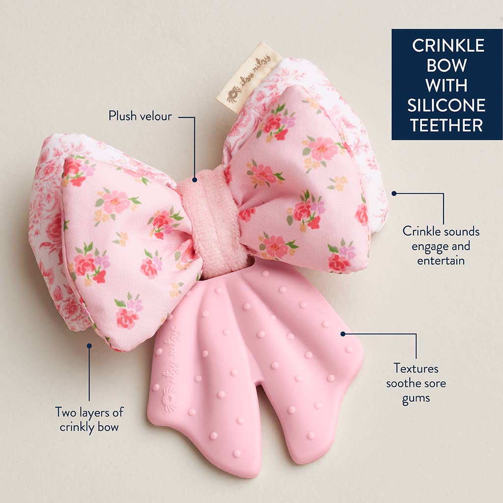 Sweetie Crinkle Teether - Bow