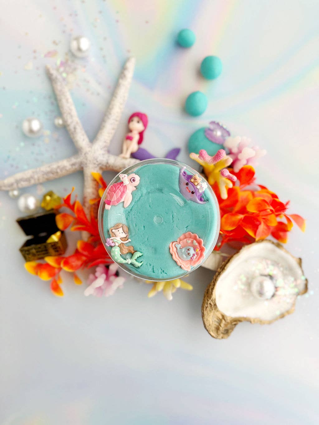 KidDough Play Kit - Mermaid (Blue Hawaiian)