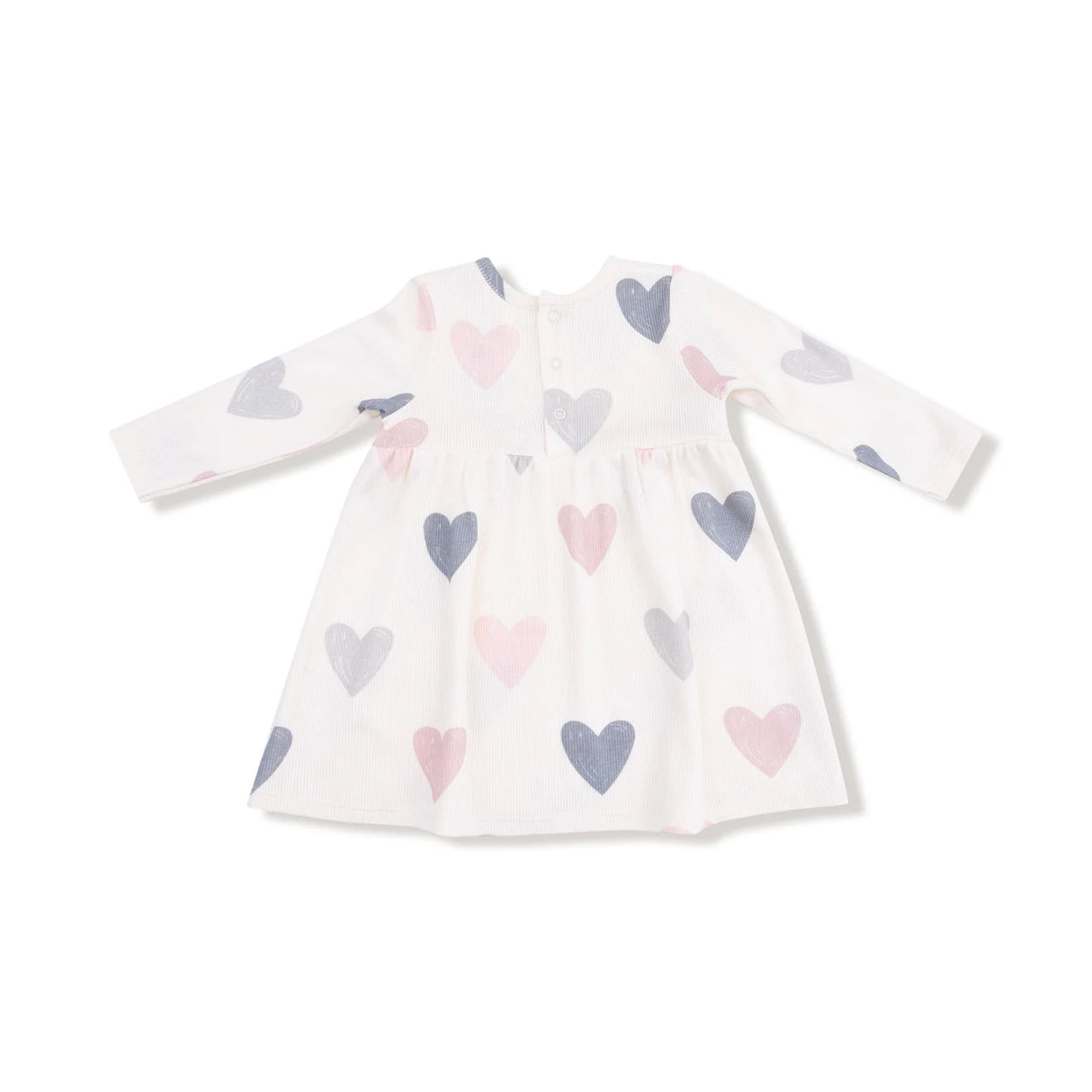Long Sleeve Dress and Bloomer - Hearts