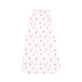 Bamboo Sleep Sack - Sailboats Pink