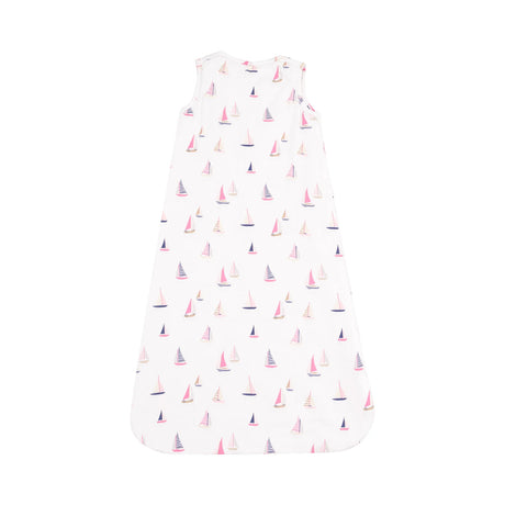 Bamboo Sleep Sack - Sailboats Pink