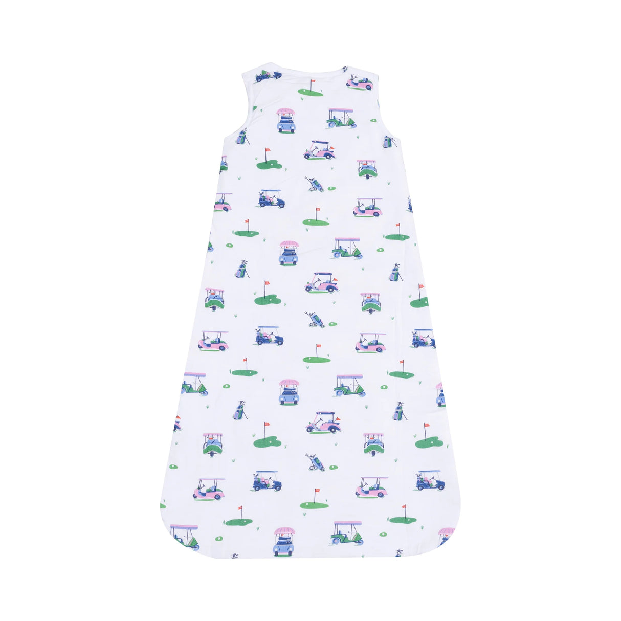 Bamboo Sleep Sack - Vintage Golf Carts Pink