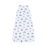 Bamboo Sleep Sack - Vintage Golf Carts Pink