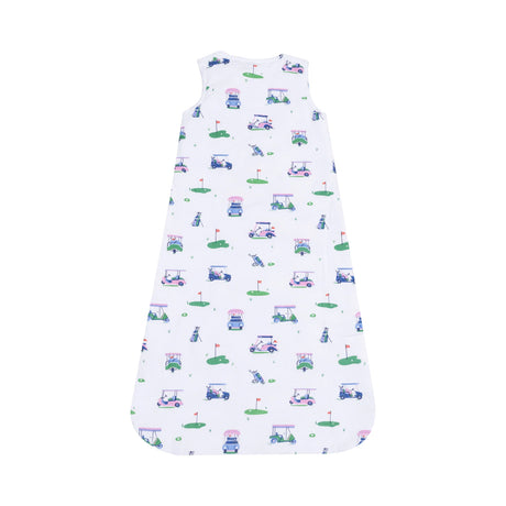 Bamboo Sleep Sack - Vintage Golf Carts Pink