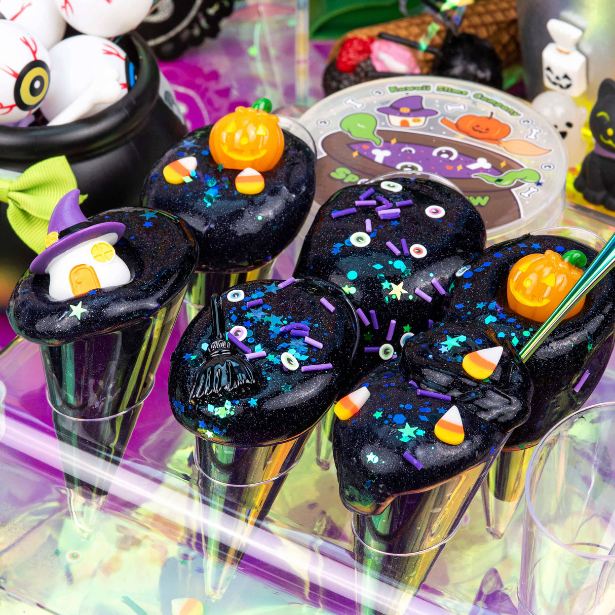 Kawaii Slime - Spooky Stew Goo Glitter Slime
