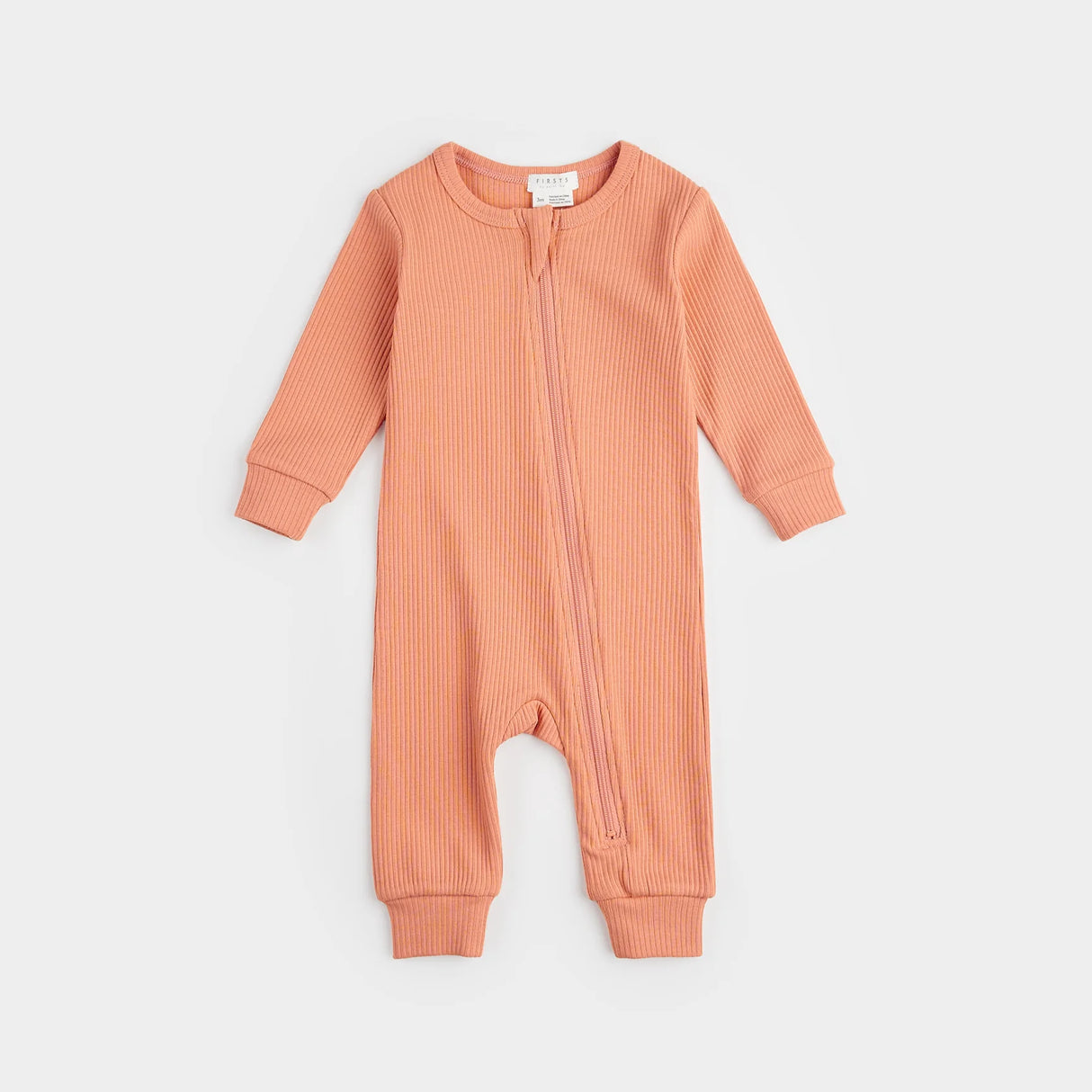 Modal Rib Playsuit - Coral