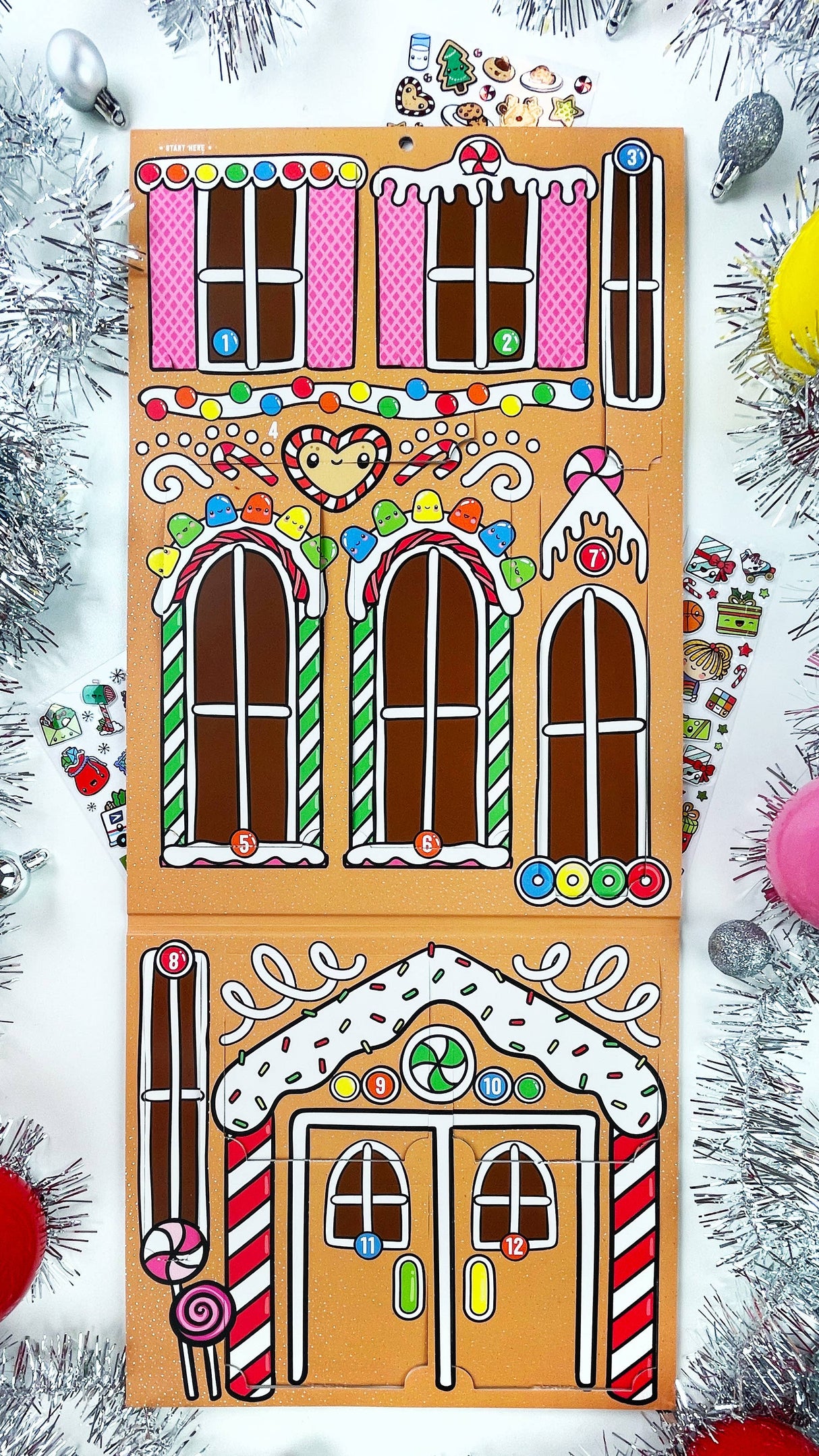 Pipstickers - Kawaii Christmas Sticker Advent Calendar