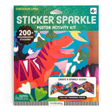 Sticker Sparkle Poster Activity Kit - Dinosaur Land