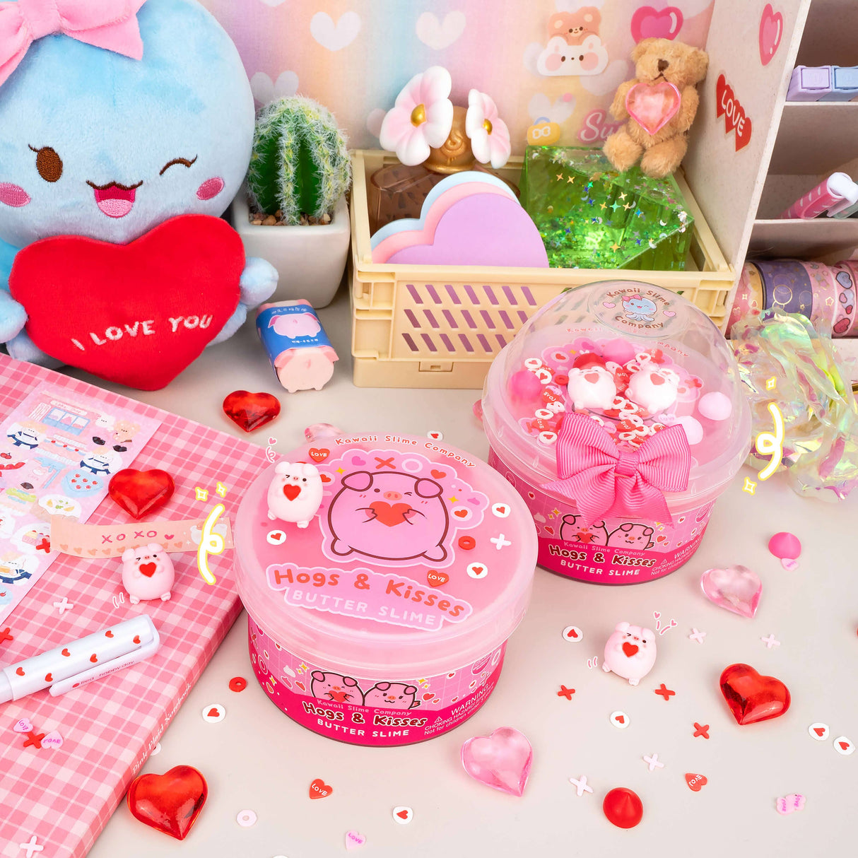 Kawaii Slime - Hogs & Kisses Butter Slime