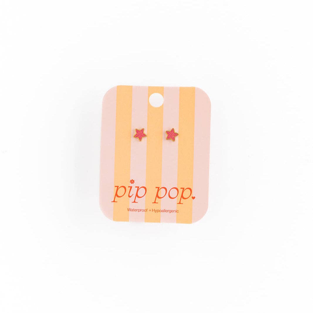 Pip Pop Post Earrings - Starfish