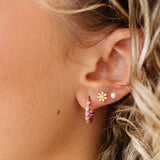 Pip Pop Post Earrings - Mini Daisy