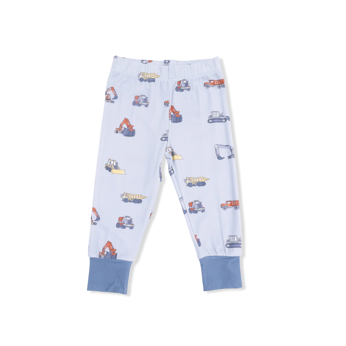 Short Sleeve Lounge Set - Construction Vehicles