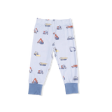 Short Sleeve Lounge Set - Construction Vehicles