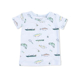 Short Sleeve Lounge Set - Fishing