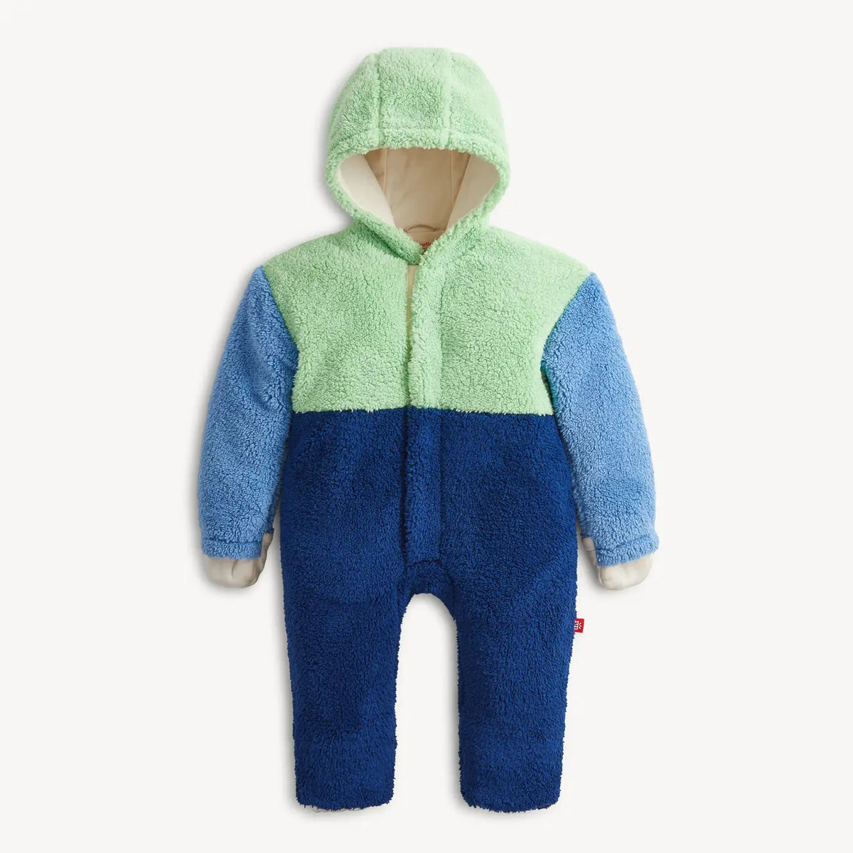 Magnetic Me Sherpa Pram - Blue Colorblock
