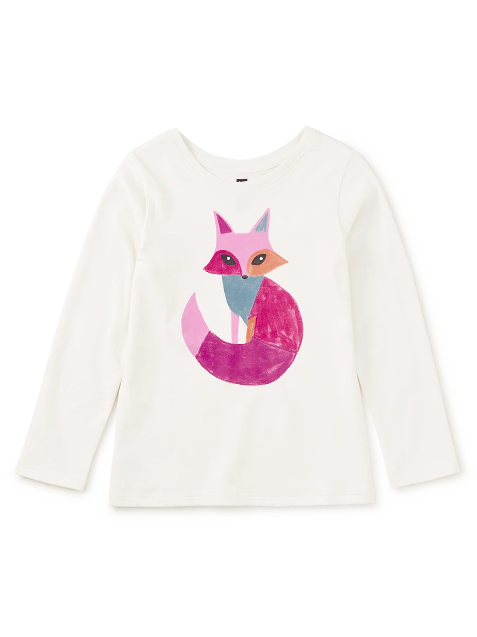 Graphic Tee - Colorblock Fox
