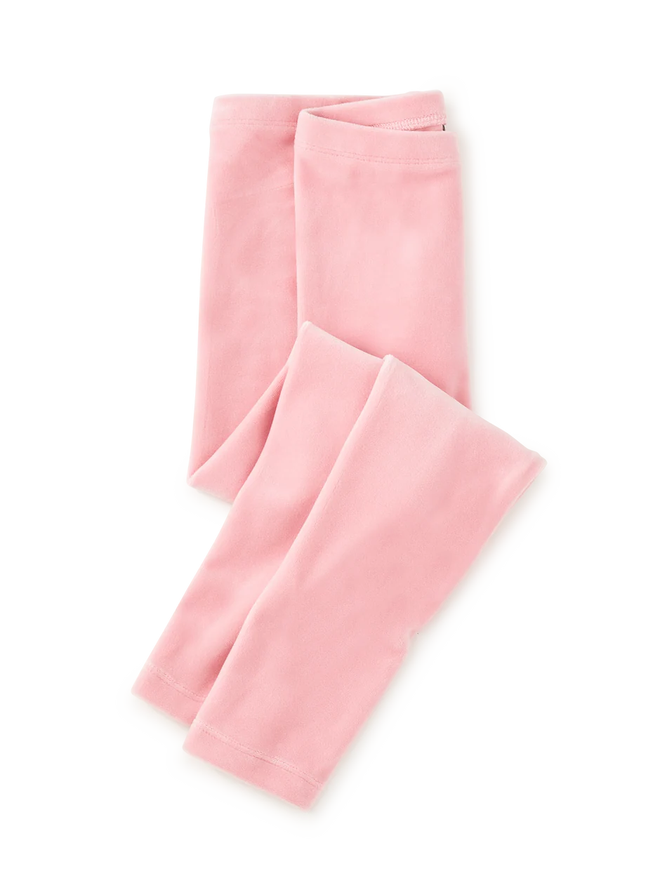 Velour Leggings - Honeysuckle Rose