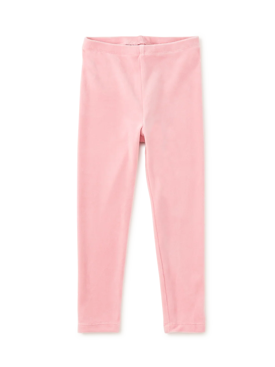 Velour Leggings - Honeysuckle Rose