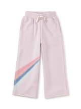 Wide Leg French Terry Pants - Urchin Purple