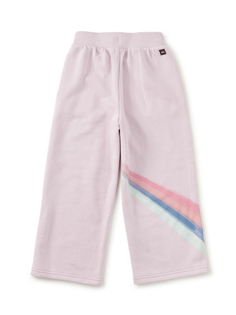 Wide Leg French Terry Pants - Urchin Purple
