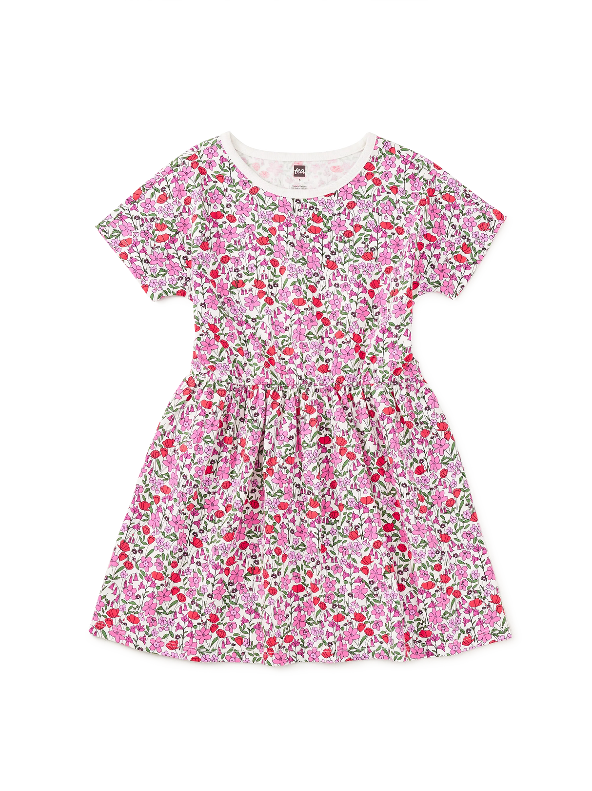 Short Sleeve Twirl Dress - Somerset Meadow