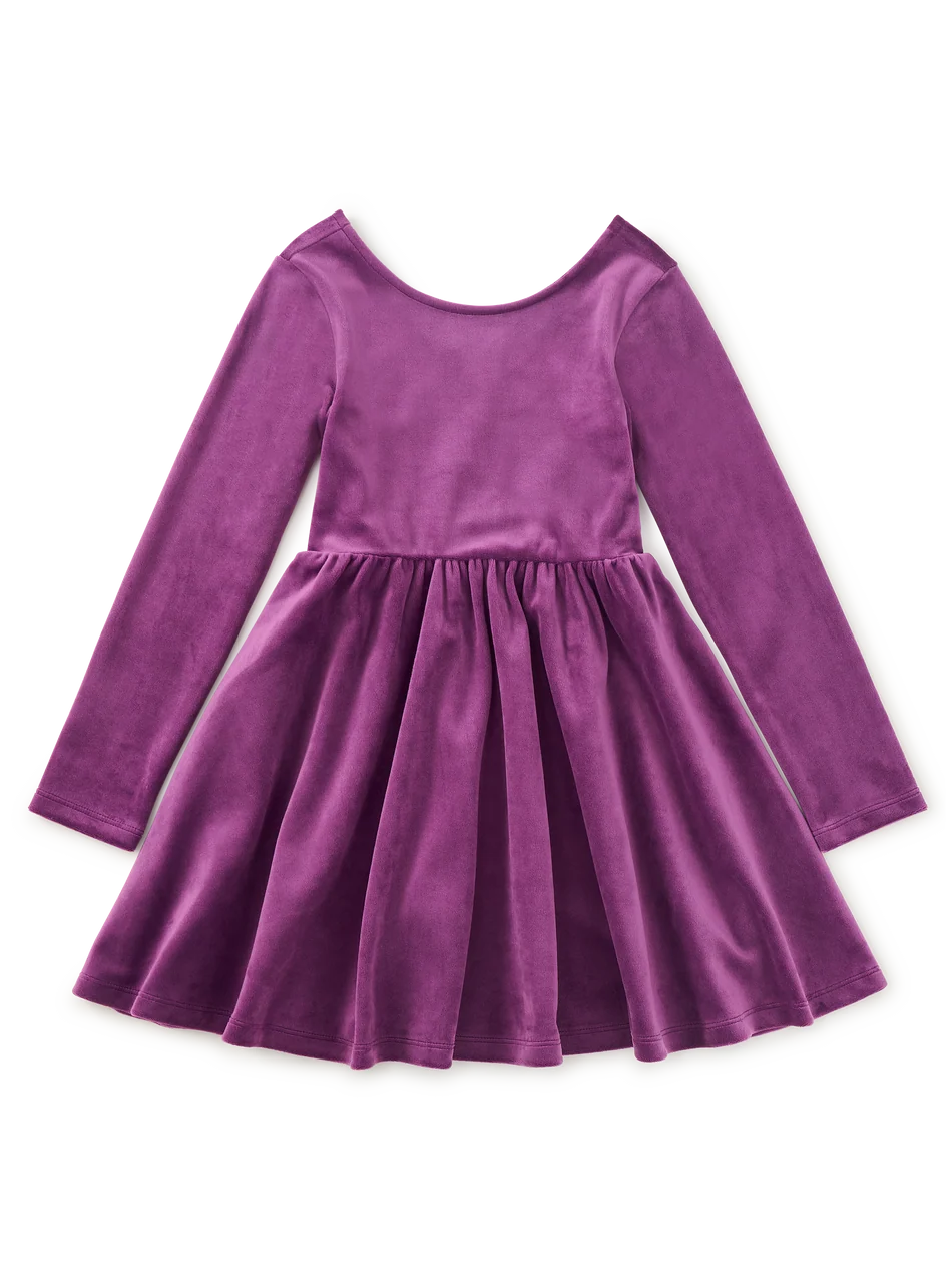 Velour Ballet Dress - Cosmic Berry