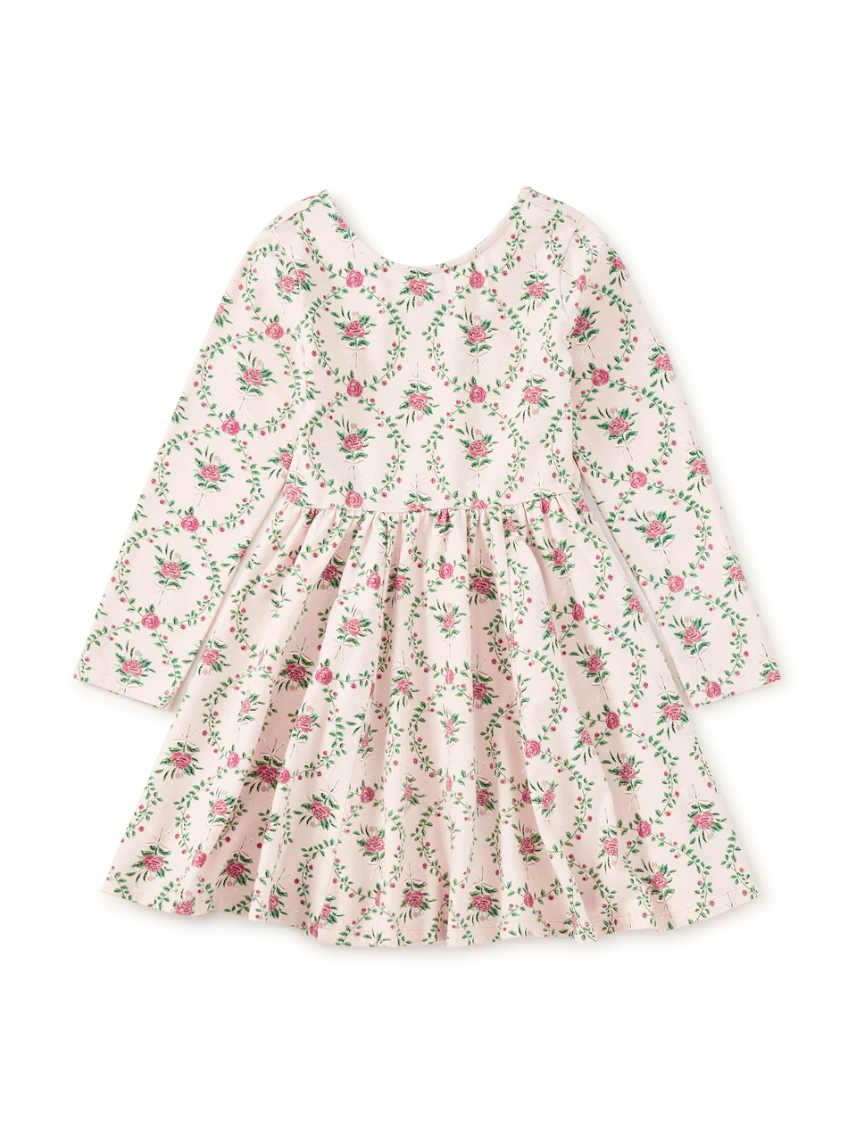 Printed Ballet Dress - Wallpaper Floral