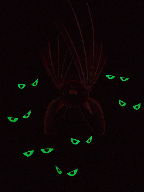 Double Sided Graphic Tee - Glowing Bats