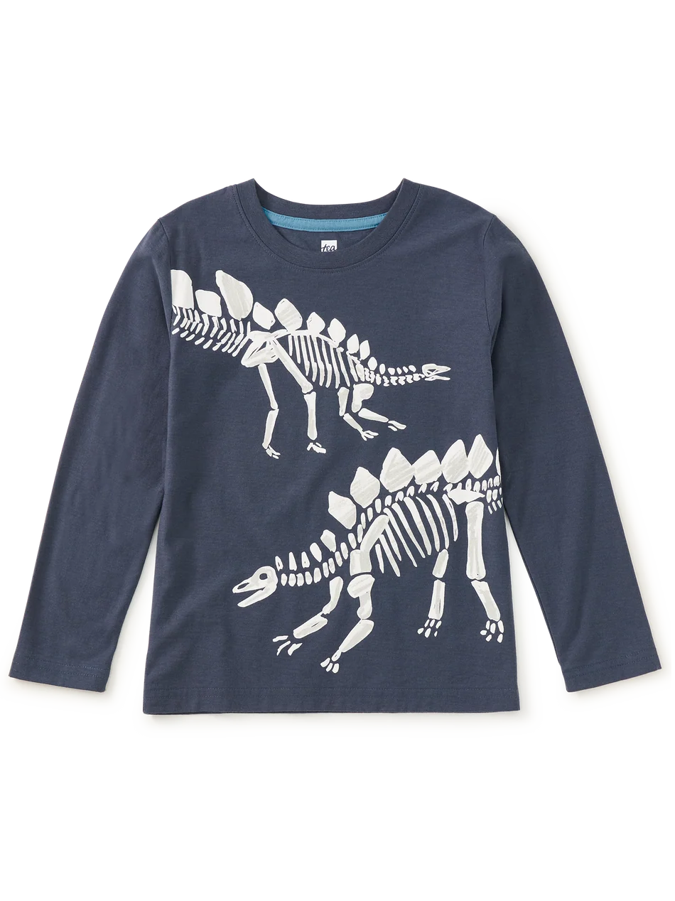 Graphic Tee - Fossil Stegosaurus