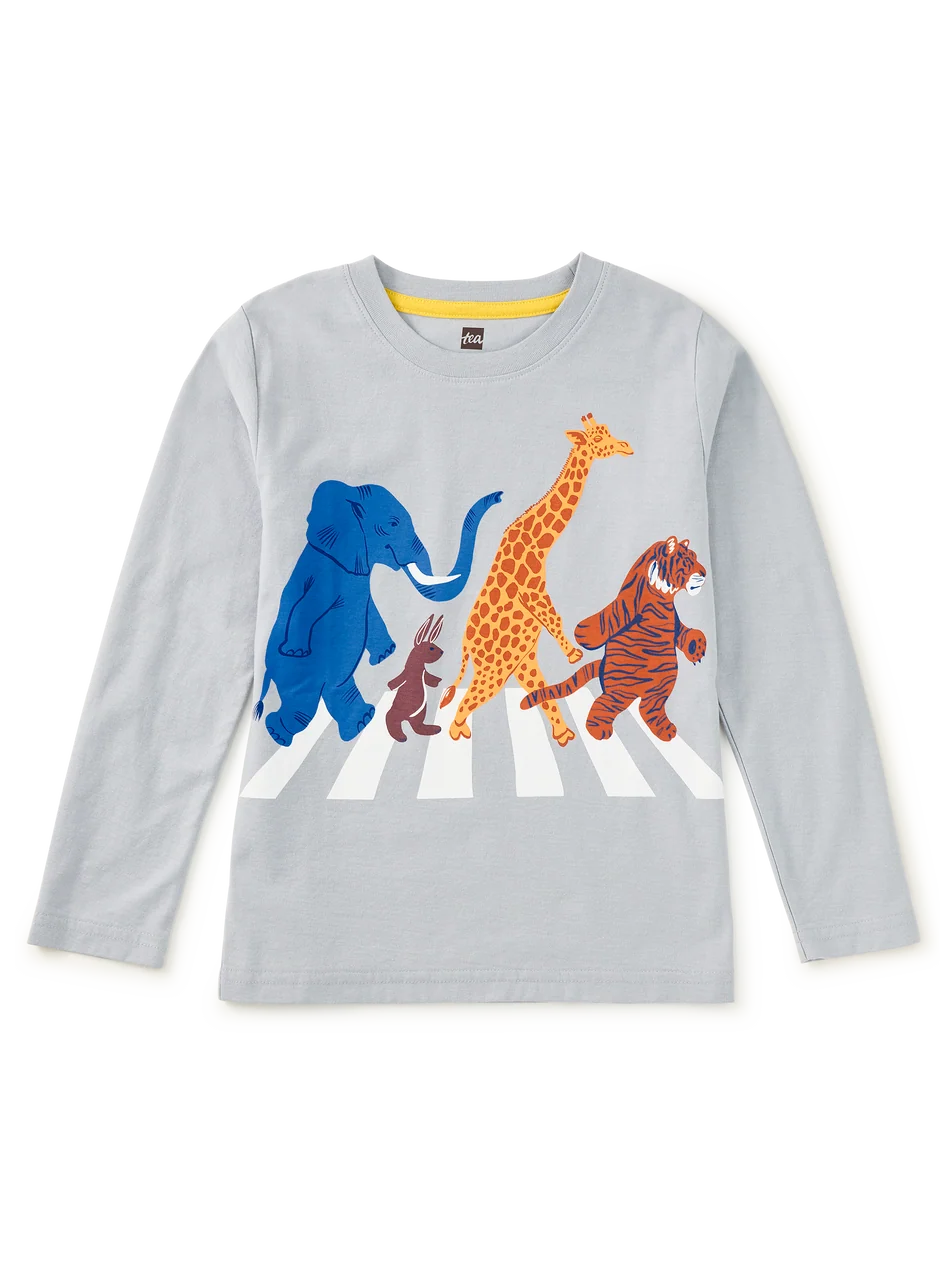 Graphic Tee - Abbey Road Animals