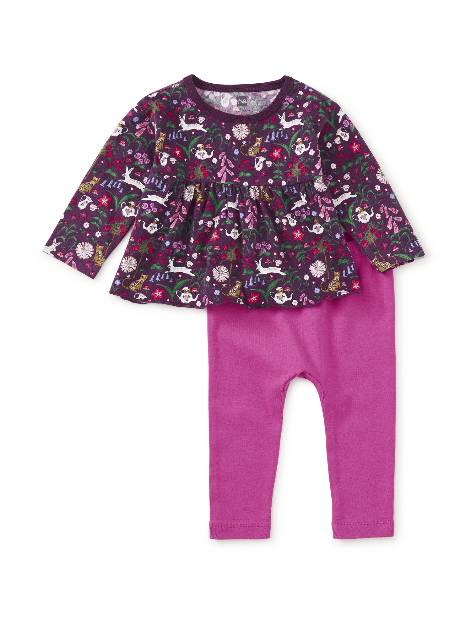 Peplum Set - Tea Party Floral