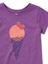 Graphic Tee - Glitter Strawberry