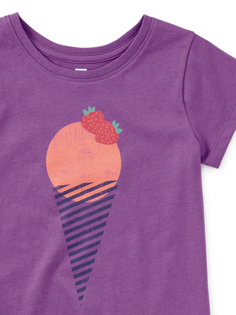 Graphic Tee - Glitter Strawberry