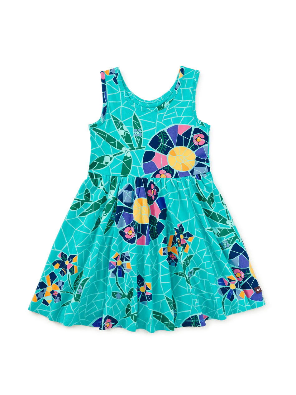 Sleeveless Ballet Dress - Mosaic Floral