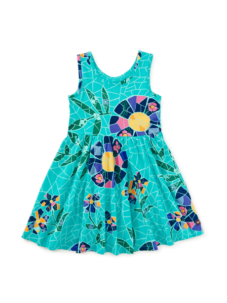 Sleeveless Ballet Dress - Mosaic Floral