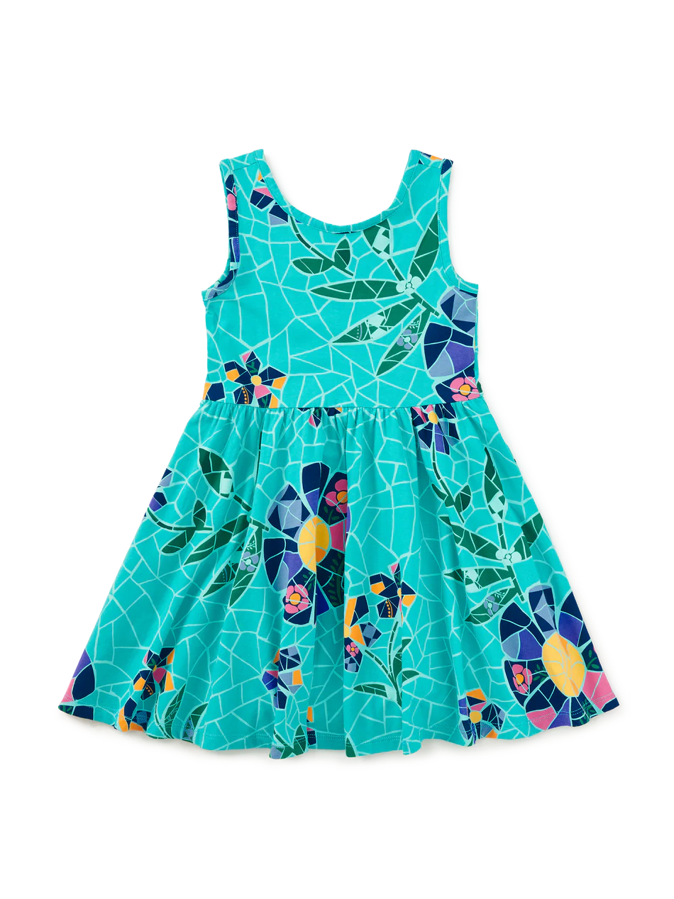 Sleeveless Ballet Dress - Mosaic Floral
