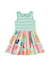 Skirted Tank Dress - Sea Floral