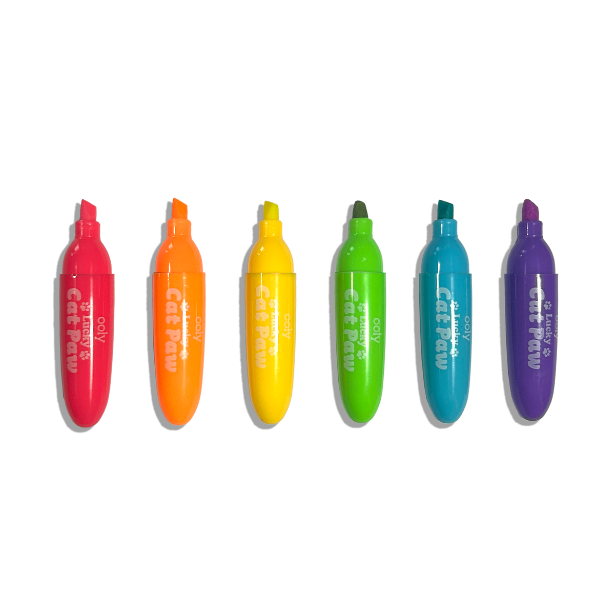 Lucky Cat Paw Neon Highlighters