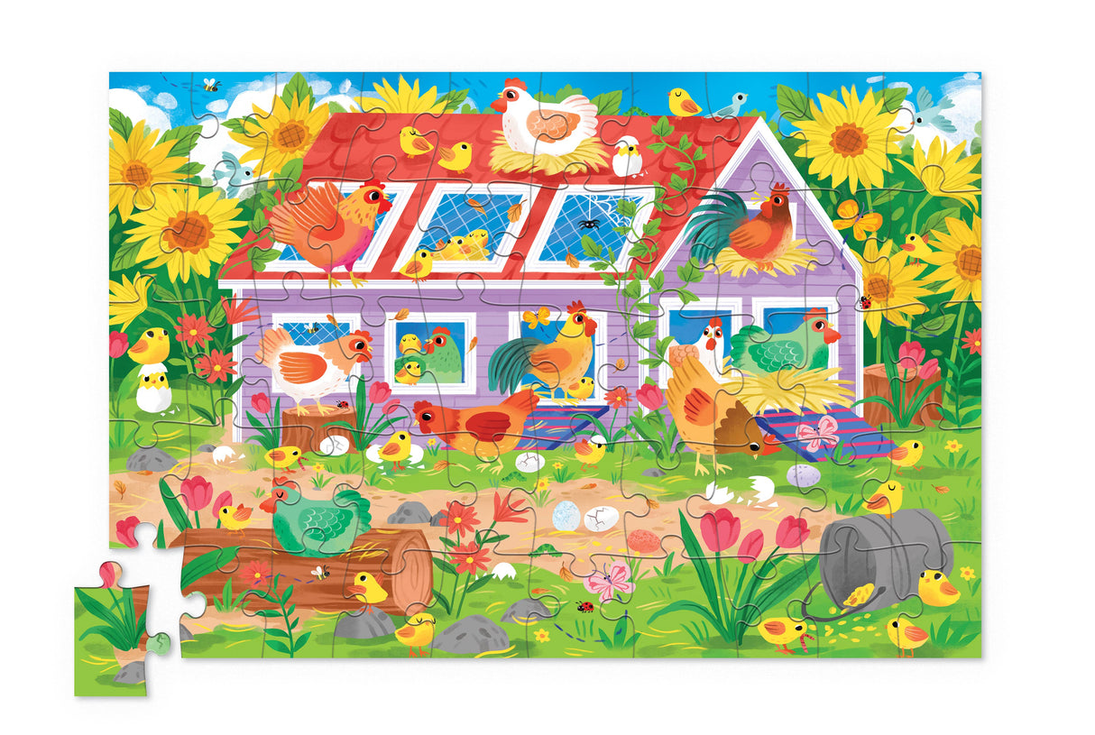 50-Piece Puzzle - Chicken Coop