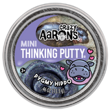Crazy Aaron's Thinking Putty Mini Tin - Mini Pygmy Hippo
