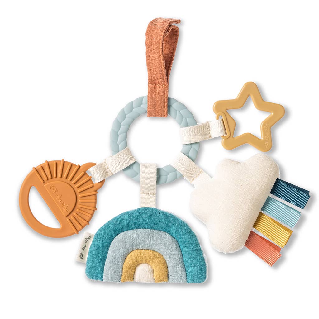 Bitzy Busy Ring Teething Activity Toy - Veggie